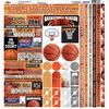 Basketball Cardstock Sticker Sheet - Reminisce