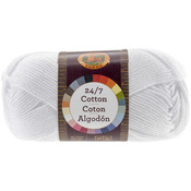 White - 24/7 Cotton Yarn - Lion Brand
