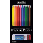 Assorted - Factis (R) Woodless Coloring Pencil Set 12pc