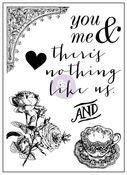 Tales of You & Me 3x4 Nothing Like Us Clear Stamp - Prima