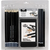 Sketching Pencil W/Sketchbook 13pc - Clamshell Art Sets