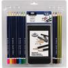 Drawing Pencil W/Sketchbook 13pc - Clamshell Art Sets