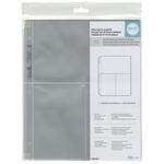 Two 6"X4" Pockets - We R Ring Photo Sleeves 8.5"X11" 10/Pkg