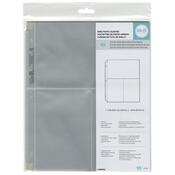 Two 6"X4" Pockets - We R Ring Photo Sleeves 8.5"X11" 10/Pkg