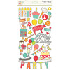 Lets Party Chipobard Stickers - Simple Stories 