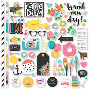 Carpe Diem Fundamental Stickers - Simple Stories 