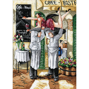 12"X16" 14 Count - Getting Ready Counted Cross Stitch Kit