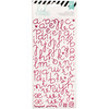 Puffy Alphabet/Pink Glitter - Heidi Swapp Specialty Stickers