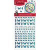 Teal Jewel Butterflies - Dazzles Stickers