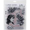 Lady Rose Tim Holtz Cling Stamps 