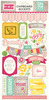 Petticoats 6 x 13 Chipboard Sticker Sheet - Echo Park 