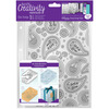 Paisley - Creativity Essentials A5 Clear Background Stamp