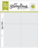 My Story Book Album Pocket Pages 6"X8" 10/Pkg, 3"X4" Openings - Echo Park