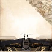 Typewriter Paper - Story Book - KaiserCraft 