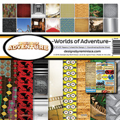 Worlds Of Adventure Page Kit - Reminisce 