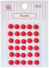 Red Self Adhesive Rivets - Queen & Co