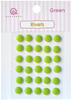 Green Self Adhesive Rivets - Queen & Co