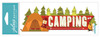 Camping Jolees Boutique Title Waves Dimensional Stickers