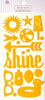 Summer Sunshine Yellow Epoxy Icon Stickers - Queen & Co