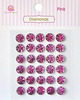 Pink Diamonds Stickers - Queen & Co 