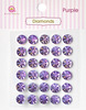 Purple Diamonds Stickers - Queen & Co 