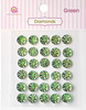 Green Diamonds Stickers - Queen & Co 
