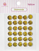 Yellow Diamonds Stickers - Queen & Co 
