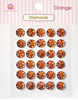 Orange Diamonds Stickers - Queen & Co 