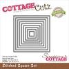 Stitched Square - CottageCutz Basics Dies 9/Pkg