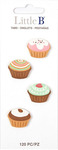 Cupcakes  Stationery Tabs - Little B