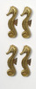 Gold Seahorse Mini Stickers - Little B