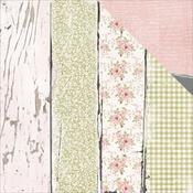 Weatherboards Paper - Cottage Rose - KaiserCraft