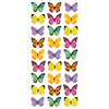 Mini Mixed Butterflies - Paper House Puffy Stickers 3"X6.35"