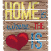 10.5"X11.5"X1.25" 7 Count - Pallet-Ables Home Is Where The Heart Is Plastic Canvas Kit