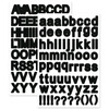 Black Letters - Font Medley Stickers 5.5"X8.25"