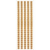 Gold Pearl Floral - Jewel Border Stickers 4"X10.5" Sheet