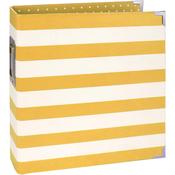 Yellow Stripe 6 x 8 Album - Snap - Simple Stories