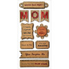 Best Mom - Kraft Paper Elements Stickers