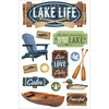 Lake Life - Paper House 3D Stickers