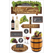 Wine Country - Paper House 3D Stickers