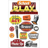 School Play - Paper House 3D Stickers