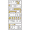 Best Friends - Paper House Puffy Stickers 3"X6.35"
