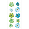 Paradise - Handmade Tie-Dyed Flowers Stickers
