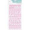 Hardcover/Pink Puffy - Dear Lizzy Happy Place Thickers Alpha Stickers 5.5x11 2/Pkg