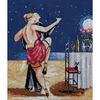 10"X12" 14 Count - Nighttime Tango Counted Cross Stitch Kit