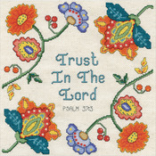 10"X10" 14 Count - Trust Counted Cross Stitch Kit
