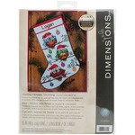 16" Long 14 Count - Holiday Hooties Stocking Counted Cross Stitch Kit