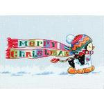 Christmas Penguin Counted Cross Stitch Kit
