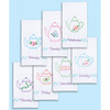 Teapots Of The Week - Stamped White Decorative Hand Towels 15"X30" Set Of 7