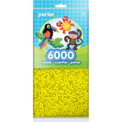 Yellow - Mini Perler Beads 6,000/Pkg